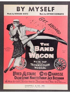 Vintage By Myself Sheet Music Band Wagon Musical 1937 Astaire Fabray Charisse